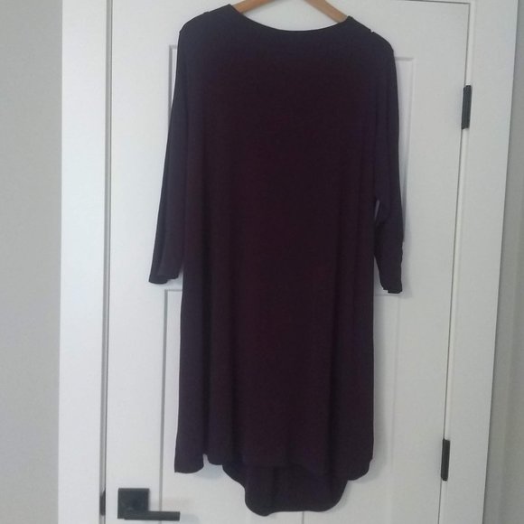 Diane Kennedy Purple Tunic Size 1X - Picture 2 of 8